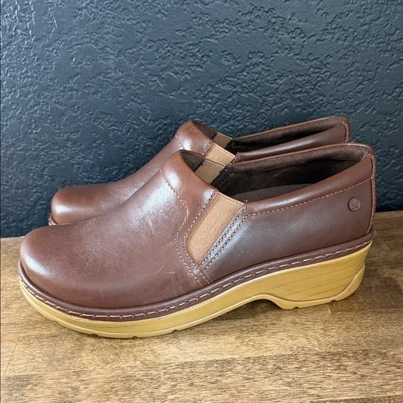 Klogs Footwear Women’s Brown Leather Slip-On Shoes Size 9 Wide - Picture 2 of 6